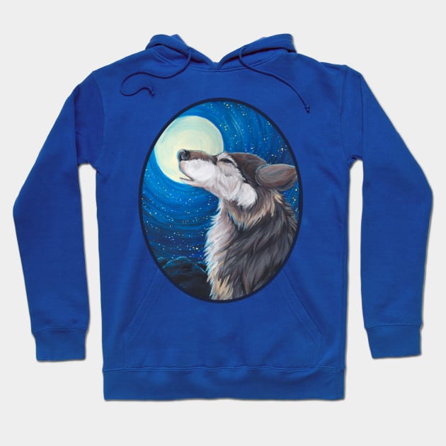 Night Howl Hoodie by TaksArt